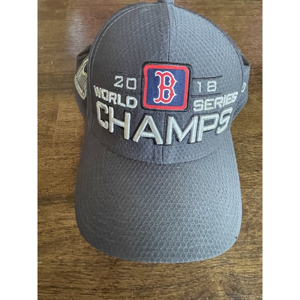 Boston Red Sox 2018 World Series Champions New Era Official Cap Grey